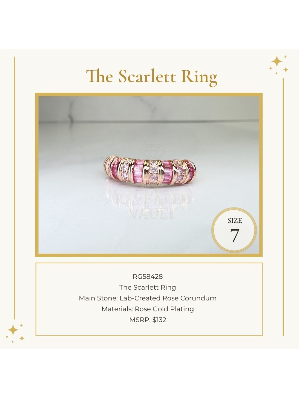The Scarlett Ring - Size 7 - OG
